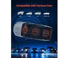 VEVOR 2 kanalų automobilinis stiprintuvas