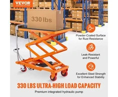 VEVOR Hidraulinis keltuvo vežimėlis, 150 kg talpa