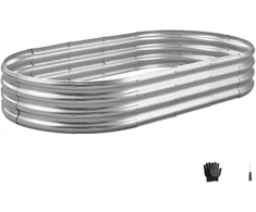 Vevor Pakelta daržinė lysvė 180x90x30 cm cinkuota