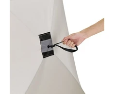 Keturvietė palapinė VEVOR YL90x90Beige-5, 212 cm aukščio