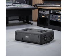 Vevor 2U rack dėklas, mikrofonų skyriai