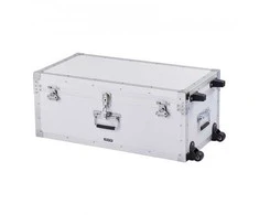 Vevor Sandėliavimo dėžės rinkinys 76.3x39.2x31.2 cm, baltos spalvos, metalas ir medis