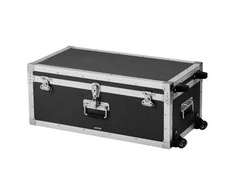 Vevor Sandėliavimo dėžės rinkinys 763x392x312 cm Juodas metalas ir medis