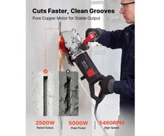 Mūro rėžtuvas VEVOR KC160, 5000 W
