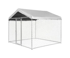 Lauko voljeras šunims VEVOR SKU2025005, 2,3 x 2,3 x 2,15 m