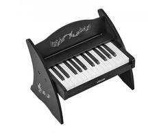 Vevor Medinis skaitmeninis pianinas vaikams, 25 klavišai, juodas