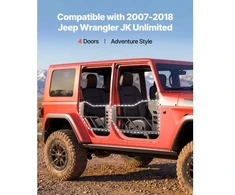 VEVOR Jeep vamzdinės durys 4 durims JK Unlimited