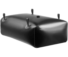 Vevor Vandens saugojimo talpa, 121x81.5x37 cm, juoda, PVC sulankstoma saugykla