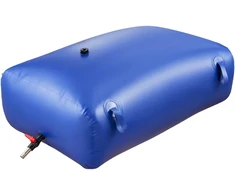 Vevor Vandens saugojimo talpa 121x81.5x37 cm mėlyna PVC sulankstoma