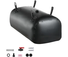 Vevor Vandens saugojimo talpa 85x44x35 cm juoda PVC sulankstoma