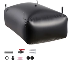 Vevor Vandens saugojimo talpykla 200x101x51 cm juoda PVC sulankstoma