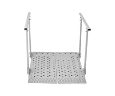 VEVOR Neįgaliojo vežimėlio rampa su turėklais 1140 x 850 mm