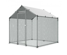Vevor Didelis metalinis vištų voljeras 2 x 2 x 2 m
