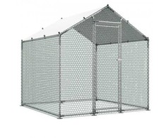 Vevor Didelis metalinis vištų voljeras 2 x 2 x 2 m