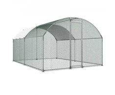 Vevor Metalinė vištidė 3x4x2 m su užraktu