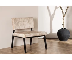 Vieno sėdynės sofa, Monett, 64x74x66 cm, kreminė