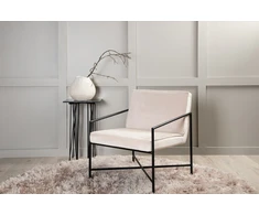 Vieno sėdynės sofa, Rakel, 65x78x66 cm, kreminės spalvos