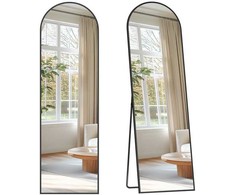 Songmics Viso kūno veidrodis, 150 x 40 cm, juoda