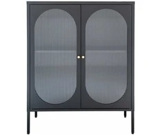 House Vitrina, Adelaide, 90x35x110 cm, Juoda