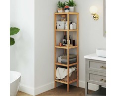 Songmics Vonios lentyna 33 × 33 × 146 cm