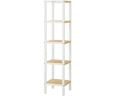 Songmics Bambukinė lentyna 5 lygių 33x33x146 cm