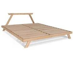 WOODMAN Dvigulė lova, Allegro, 210x187 cm, Neapdorota