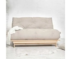 WOODMAN Futono Sofa, Layti 140, 140x115x80 cm, Kremo spalva