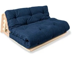 WOODMAN Futono Sofa, Layti 140, 140x115x80 cm, Mėlyna