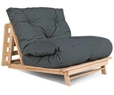 WOODMAN Futono Sofa, Layti 90, 0.9x1.15x0.8 m, Natūrali
