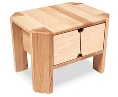 WOODMAN Priešlokinis stalas, Loft, 50x38x35 cm, Natūralus
