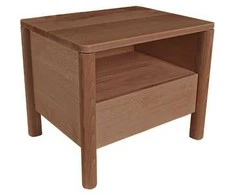 WOODMAN Priešlovinis stalas, Drop, 49x39x41 cm, Karamelė