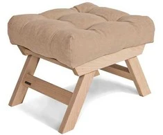 WOODMAN Pufas, Allegro, 55x47x43 cm, Bežinė