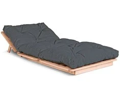 WOODMAN Sofa, Layti, 90x115x80 cm, Grafitinis