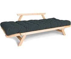 WOODMAN Sofa-lova, Allegro, 170x83 cm, Grafito spalva