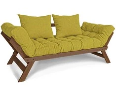 WOODMAN Sofa-lova, Allegro, 170x83 cm, Riešutų Žalias