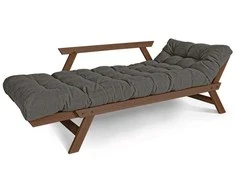 WOODMAN Sofa-lova, Allegro, 1.7x0.83x0.8 m, Riešutmedis