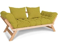 WOODMAN Sofa-lova, Allegro, 1.7x0.83x0.8 m, Žalia