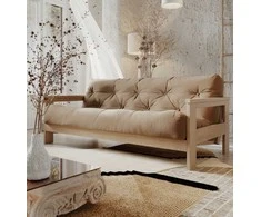 WOODMAN Sofa-lova, "MEXICO", 210x105 cm, Bežinė