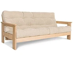 WOODMAN Sofa-lova, "MEXICO", 210x105 cm, Natūralus Kremas