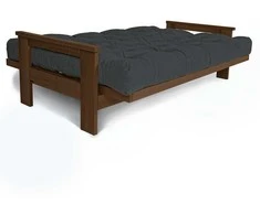 WOODMAN Sofa-lova, "MEXICO", 2.1x1.05x0.83 m, Graikiškas riešutas/Grafitas