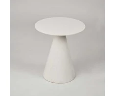 Zona Light Šoninis staliukas, Florence, 40 x 44,5 x 40 cm, baltas