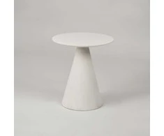 Zona Light Šoninis staliukas, Florence, 40 x 44,5 x 40 cm, baltas