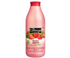 COTTAGE FRAISE &amp; MENTHE dušo želė ir vonios pienelis, 750 ml