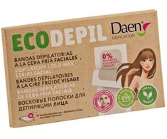 Daen Depilation DAEN ECODEPIL veido depiliacinės juostelės (16 vnt.)