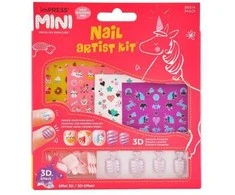 KISS IMPRESS MINI NAIL ARTIST vaikų priklijuojamųjų nagų rinkinys