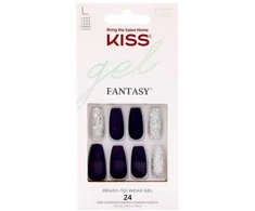 KISS GEL FANTASY priklijuojami dirbtiniai nagai (24 vnt.)