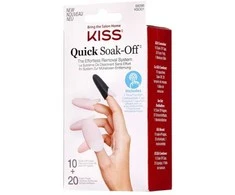 KISS QUICK SOAK - OFF rinkinys gelio nagų lakui nuimti
