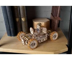 Ugreen 3D dėlionė medinis mėnulio marsaeigio modelis