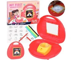Jokomisiada PROJECTOR - 3-in-1 suitcase for drawing lessons + slides and markers TA0108