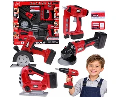 Jokomisiada 6-in-1 electric tool set for children LITTLE HANDYMAN ZA6576